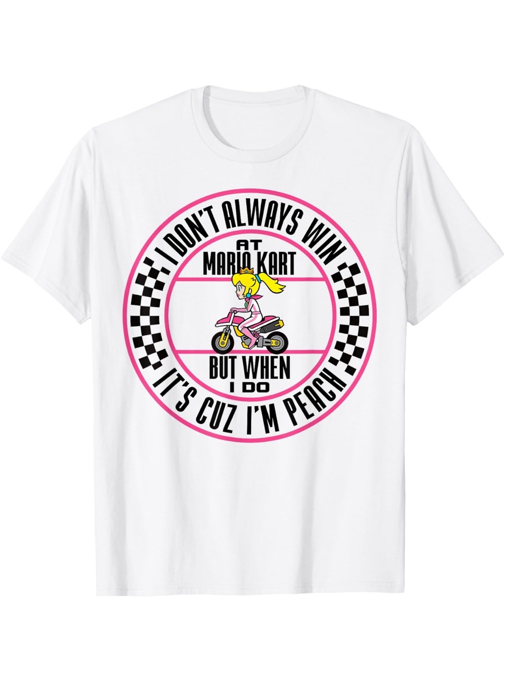 Men’s M Princess Peach Mario Kart Tee Epic Universe